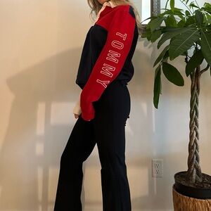 Tommy Hilfiger Red, Cream, and Navy Polo